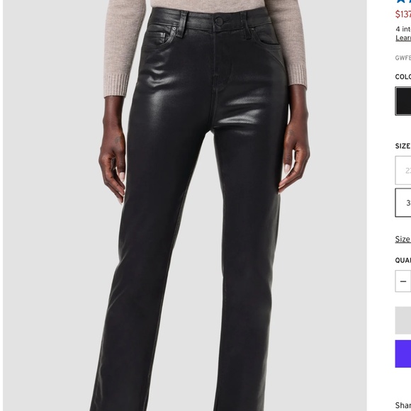 Nico Mid-Rise Straight Ankle Jean w/ Slit Hem - Picture 2 of 6